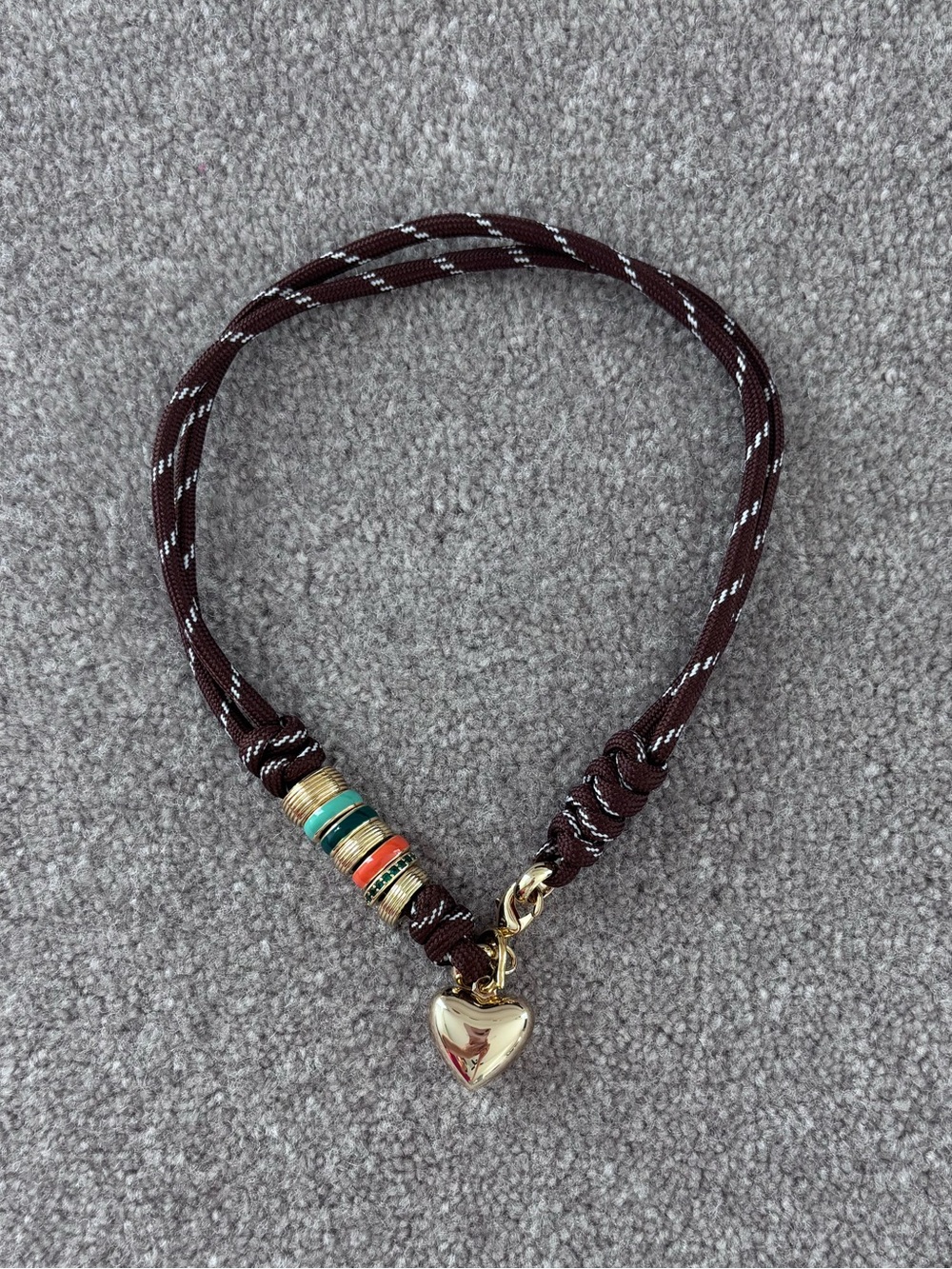 NWOT Roxanne Assoulin The Super Size Happy Cord Necklace - Picture 6 of 7